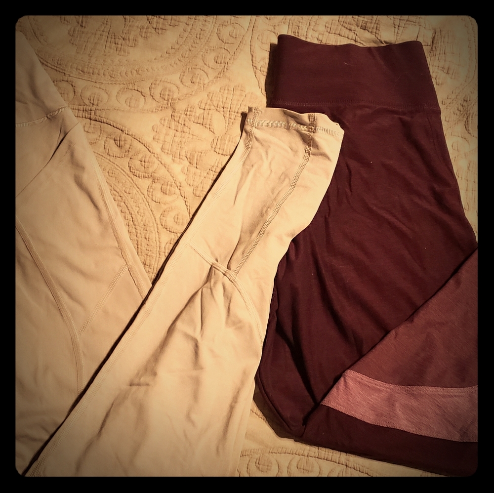 Bundle - 2 Pink Victoria Secret leggings